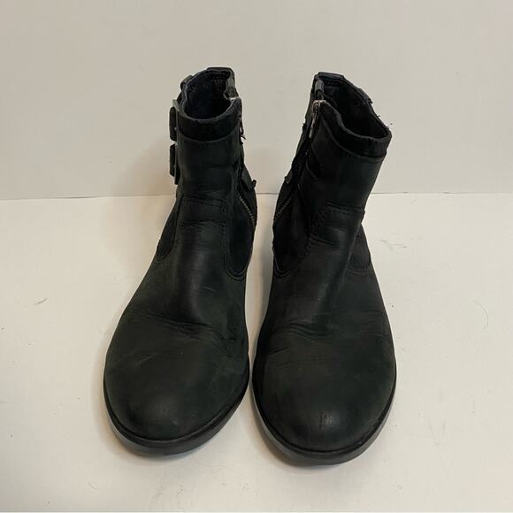 Sorel Women's Lolla Waterproof Leather Ankle Boots Black Size 8.5 - Picture 3 of 9